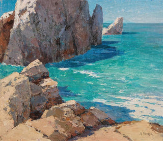 Alexei Vasilievich Hanzen - A Summer Day on a Rocky Coast.webp