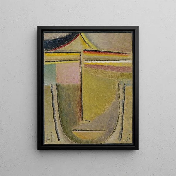 Résumé Head Apollo - Alexej von Jawlensky — kehystetty taideteos seinällä