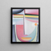 Symphonie abstraite de la tête en rose - Alexej von Jawlensky — kehystetty taideteos seinällä