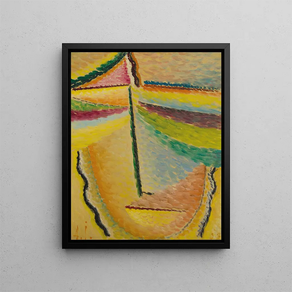 Yhteenveto Pää L'Ange Gardien - Alexej von Jawlensky — kehystetty taideteos seinällä