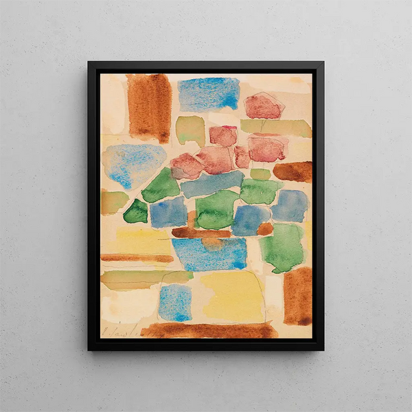 luonnonkuvaus kukista - Alexej von Jawlensky — kehystetty taideteos seinällä