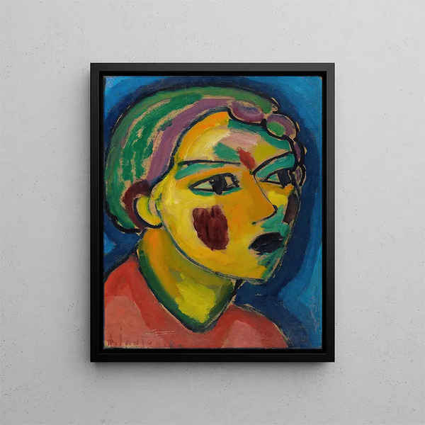 Poète Tête Mystique - Alexej von Jawlensky — kehystetty taideteos seinällä
