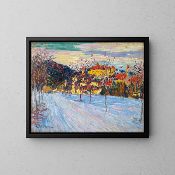 Nainen - Alexej von Jawlensky — kehystetty taideteos seinällä