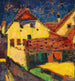 Maisons jaunes - Alexej von Jawlensky — näkymä teoksesta
