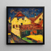 Maisons jaunes - Alexej von Jawlensky — kehystetty taideteos seinällä