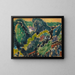 maisemasta Léman-järven rannalla - Alexej von Jawlensky — kehystetty taideteos seinällä