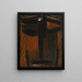 Meditatiivinen Musta Oranssi Loistava - Alexej von Jawlensky — kehystetty taideteos seinällä