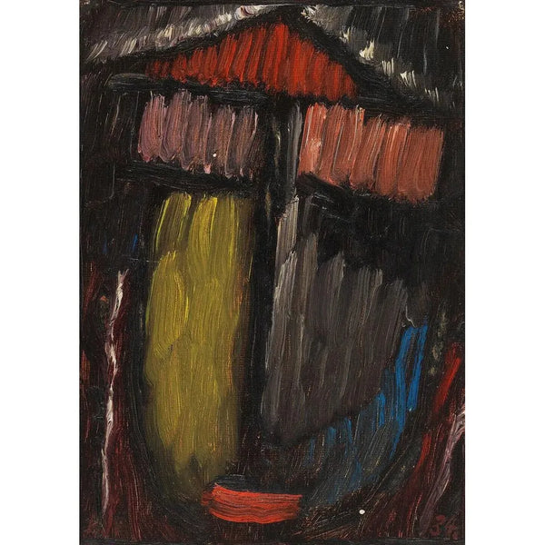 Mediationtaideteos nro 70 - Alexej von Jawlensky — kehystetty taideteos seinällä