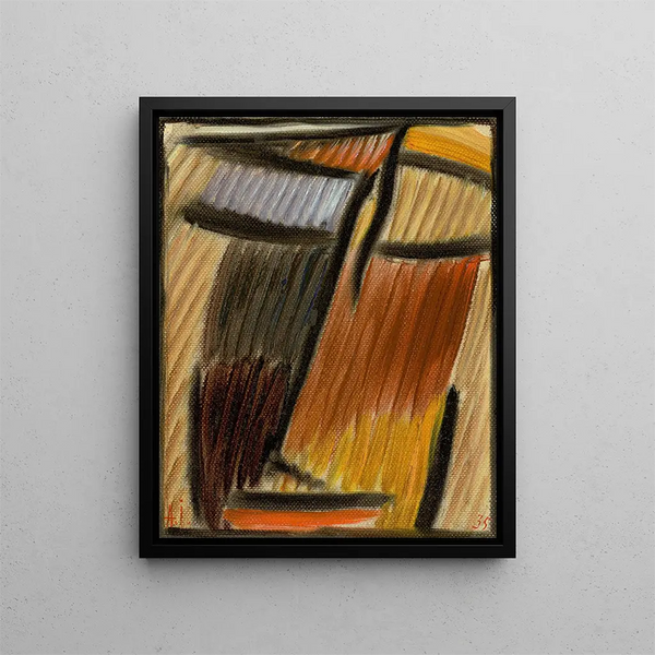 Meditaatio - Alexej von Jawlensky — kehystetty taideteos seinällä