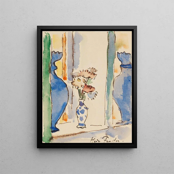 Ikkuna - Alexej von Jawlensky — kehystetty taideteos seinällä