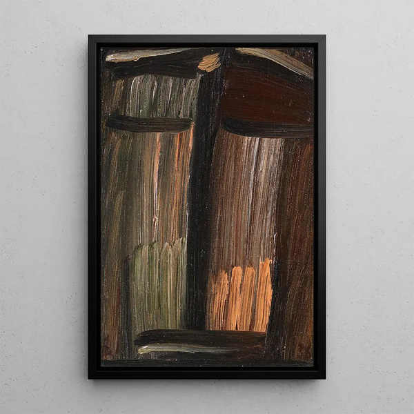 Mietiskelyn maapallon keskiarvomaalaus - Alexej von Jawlensky — kehystetty taideteos seinällä