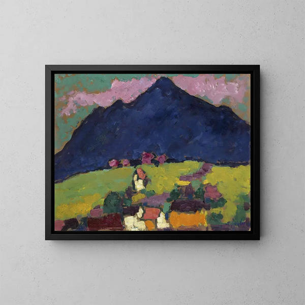 Murnau - Alexej von Jawlensky — kehystetty taideteos seinällä