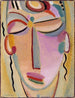 Meditaatio mystisen pään - Alexej von Jawlensky — näkymä teoksesta
