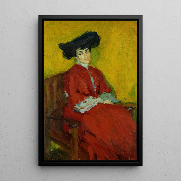 Maalauksen jäljennös Muotokuva Madame Ginduksesta - Alexej von Jawlensky