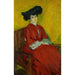 Maalauksen jäljennös Muotokuva Madame Ginduksesta - Alexej von Jawlensky
