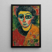 Maalauksen jäljennös Muotokuva naisesta - Alexej von Jawlensky