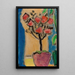 Luonnonkuvaus pieni ruusukimppu - Alexej von Jawlensky — kehystetty taideteos seinällä