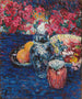 Luontokuvan asetelma kukilla ja hedelmillä - Alexej von Jawlensky — näkymä teoksesta