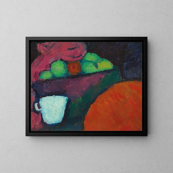 luonnonkuvaus mukin kanssa - Alexej von Jawlensky — kehystetty taideteos seinällä