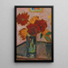 Kuvaus luonnonkuvaus kukkineen - Alexej von Jawlensky — kehystetty taideteos seinällä