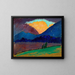 Kesäillan Murnau - Alexej von Jawlensky — kehystetty taideteos seinällä