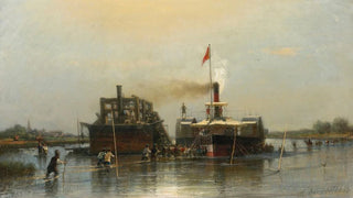 Alexey Petrovich Bogolyubov - Steamship On The Don.webp