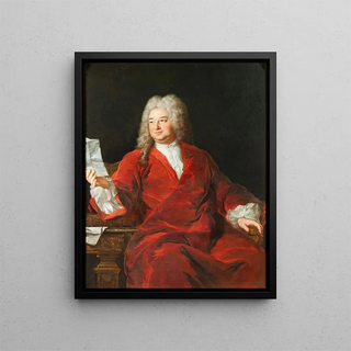 Alexis Simon Belle - Portrait of a man seated wearing a red coat and holding a letter.webp