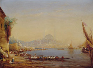 Alfred August Felix Bachmann - Istanbul Ansicht des Hafens.webp