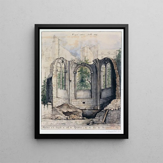 Alfred Bonnardot - Ruines de la chapelle du collge des Grassins 14 rue des Amandins.webp