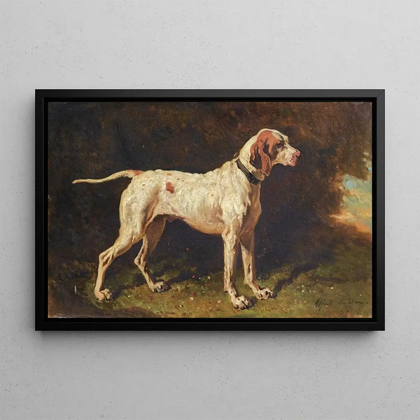 Alfred De Dreux - Chien Larrt.webp