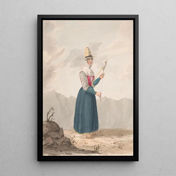 Maalauksen jäljennös Fille de Hierro - Alfred Diston