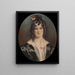 Mme Mary Cawse - Alfred Edward Chalon — kehystetty taideteos seinällä