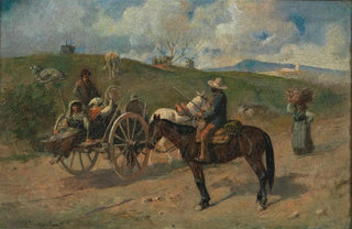 Alfred Friedlnder - Gesprch auf der Landstrae.webp