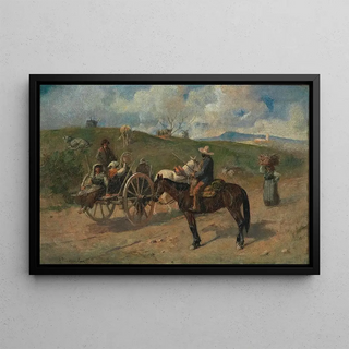 Alfred Friedlnder - Gesprch auf der Landstrae.webp