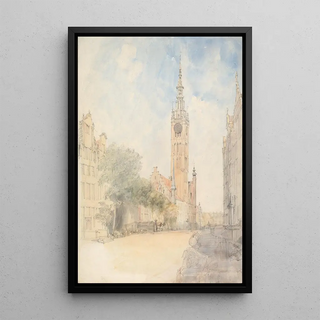 Alfred Gomersal Vickers - The Town Hall Danzig.webp