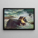 Hyvästi - Alfred Guillou — kehystetty taideteos seinällä