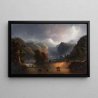 Alfred Jacob Miller - Where the Clouds Love to Rest.webp