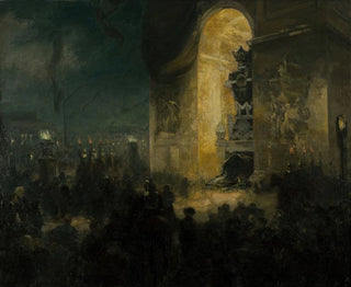 Alfred Philippe Roll - La veille sous lArc de triomphe.webp