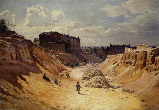 Alfred Renaudin - Le percement de lavenue Junot Montmartre.webp