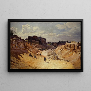 Alfred Renaudin - Le percement de lavenue Junot Montmartre.webp