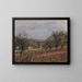 Bougival - Alfred Sisley — kehystetty taideteos seinällä