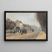 Boulevard Héloïse - Alfred Sisley — kehystetty taideteos seinällä