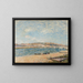 La Berge de Saint-Mammes - Alfred Sisley — kehystetty taideteos seinällä