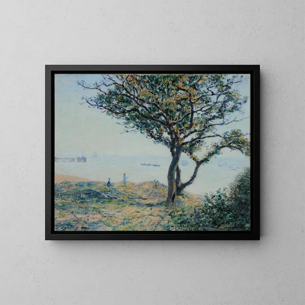 La rade de Cardiff - Alfred Sisley — kehystetty taideteos seinällä
