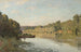 Bougivalin maisemamaalaus - Alfred Sisley — näkymä teoksesta
