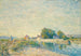 Loing-kanavan padosta, Saint-Mammès - Alfred Sisley — näkymä teoksesta