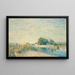Loing-kanavan padosta, Saint-Mammès - Alfred Sisley — kehystetty taideteos seinällä