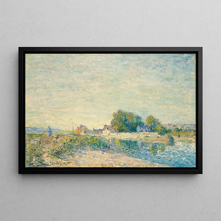 Alfred Sisley - Le Barrage du canal du Loing SaintMamms.webp