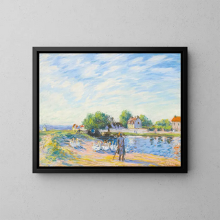 Alfred Sisley - Les Oies  SaintMamms.webp