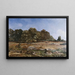 Fontainebleaun metsän reunama - Alfred Sisley — kehystetty taideteos seinällä